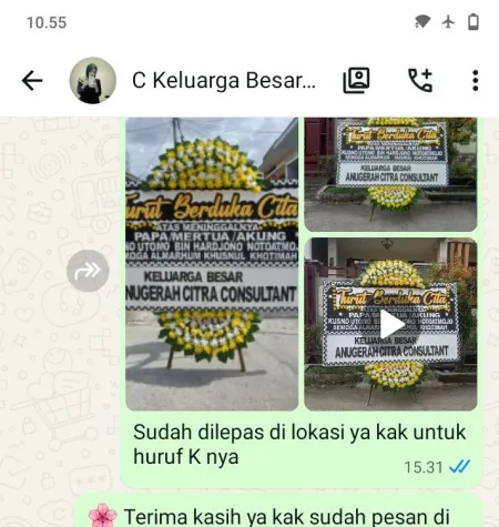Pengiriman Papan Bunga Duka Cibeunying Kaler